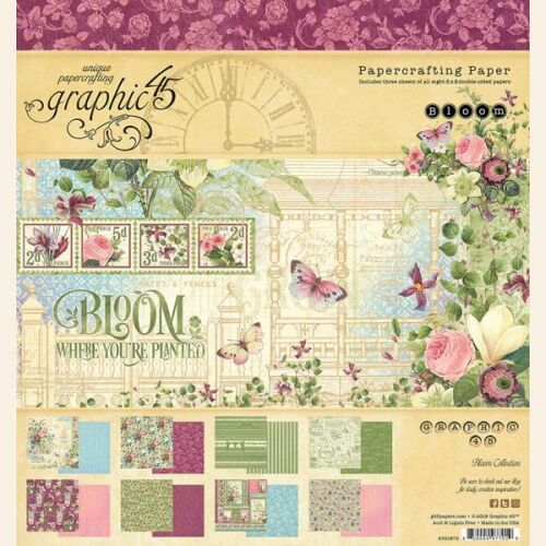 G45 Paper Pad 8"x8" - Bloom
