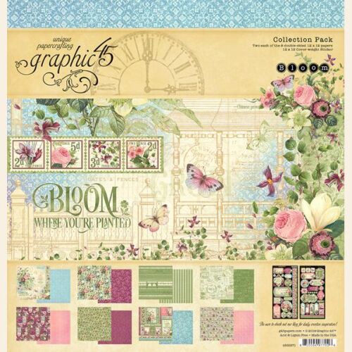 G45 Paper Pad 12"x12" - Bloom
