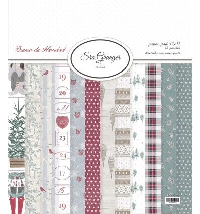 SHO Paper Pad 12"x12" - Diario de Navidad 