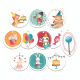 P13 Embellishment - Happy Birthday Round Tags I