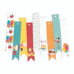 P13 Embellishment - Happy Birthday Wimpel Tags III