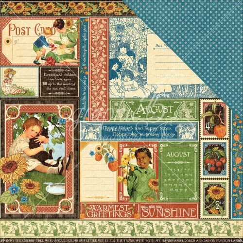 G45 Cardstock - Childrens Hour August Collective