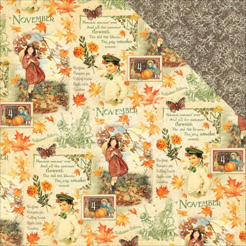 G45 Cardstock - Childrens Hour November Montage