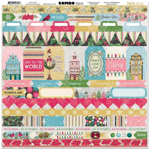 BOB Sticker 12x12" - Christmas in the Village Combo Sticker