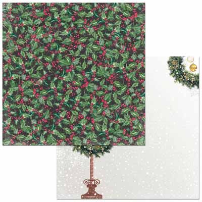 BOB Cardstock - Christmas in the Village Holly