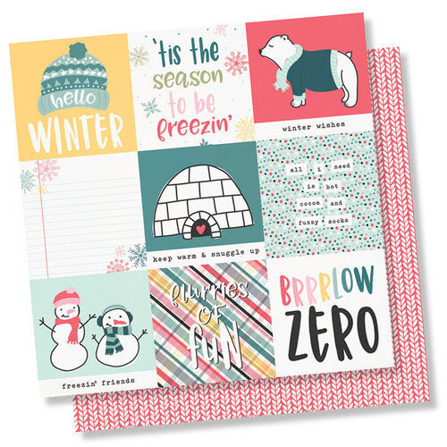 SST Cardstock - Freezin Season 4*4" Elements