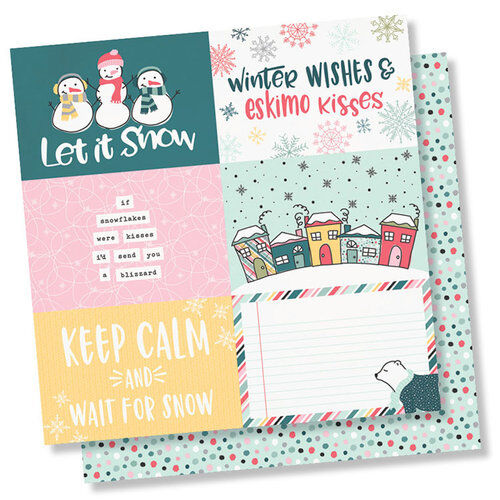 SST Cardstock - Freezin Season 4*6" Elements Horizontal