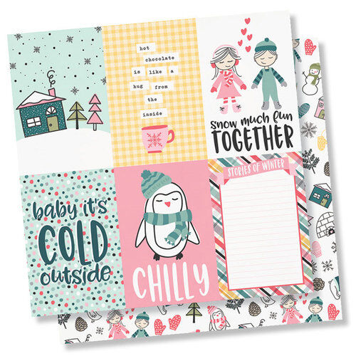 SST Cardstock - Freezin Season 4*6" Elements Vertical