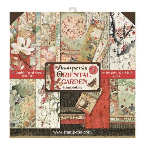 STP Paper Pad 12x12 - Oriental Garden