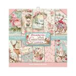 STP Paper Pad 8x8" - Pink Christmas 