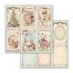 STP Paper Pad 8x8" - Pink Christmas