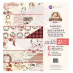 PRM Paper Pad 12"x12" - Christmas in the Country