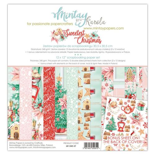 MTY Paper Pad 12"x12" - Sweetest Christmas