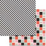 TCL Cardstock - Something Wonderful Black Stripes