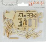 TCL Embellishments - Die-Cuts Wood Something Wonderful