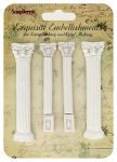 SCB Embellishments - Resin Columns/Säulen 8-tlg.