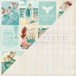 ATQ Cardstock -  Sea-Maiden Vintage Cards