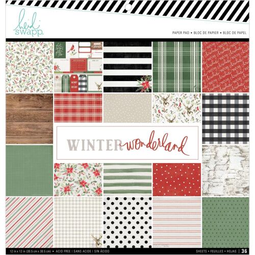 HSW Paper Pad 12"x12" - Winter Wonderland
