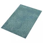 RYH Glitter Moosgummi-Platte 30 x 22 x 0.2 cm Hellblau