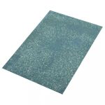 RYH Glitter Moosgummi-Platte 30 x 22 x 0.2 cm Hellblau