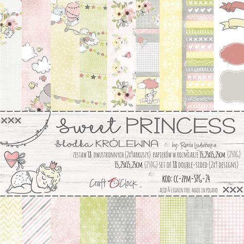 CCL Paper Pack 12"x12"- Sweet  Princess