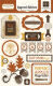 ECP Layered Chipboard Sticker - Reflections Fall