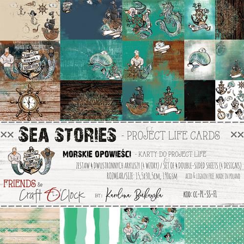 CCL Project Life Cards - Sea Stories