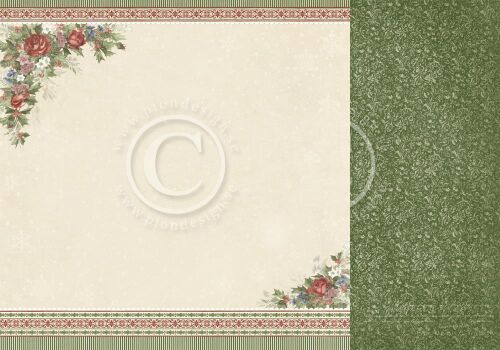 PIO Cardstock - A Christmas to Remember Christmas Florals