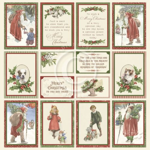PIO Cardstock - A Christmas to Remember Images from the Past II