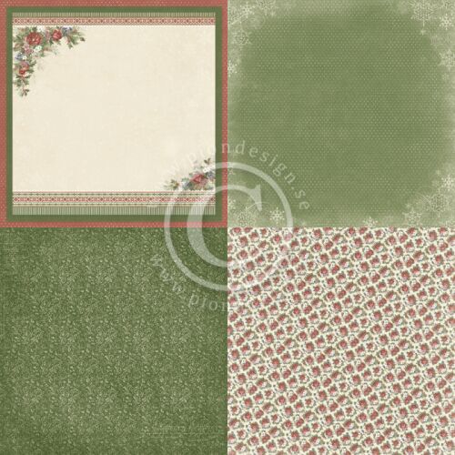 PIO Cardstock - A Christmas to Remember 6x6 Christmas Florals