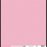 KSA Cardstock 12"x12" - Hearts/Coeur-Chavire Pink