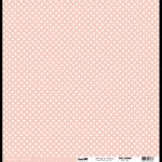 KSA Cardstock 12"x12" - Dots/Pois-Ligne Salmon...