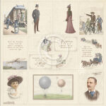 PIO Cardstock - The World Awaits Images frrom the Past