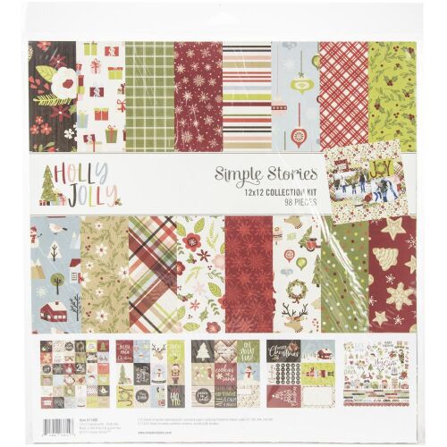 SST Paper Pack 12x12" - Holly Jolly Collection Kit