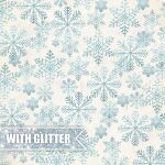 CYD Cardstock 12x12" - North Wind Glitter Light