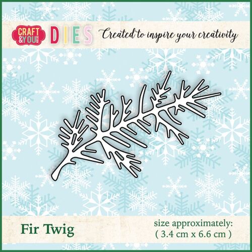 CYD Stanze/Die/Maschinenstanze - Fir Twig