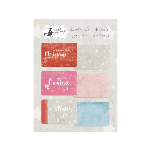 P13 Journaling Cards 4x6" - Seasons Greetings