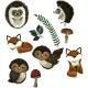 CFC Ephemera - Over the Hedge Wooden Shapes