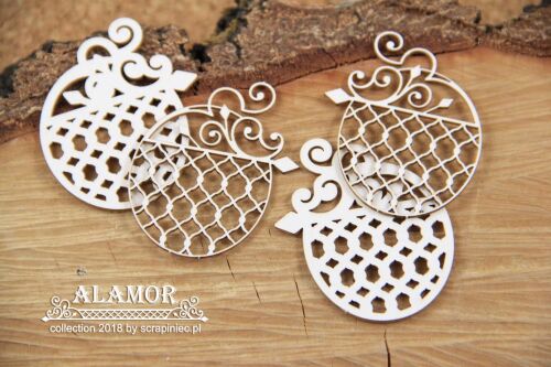 SCN Chipboard-Shapes/Laserstanzteile - Alamor Decor 3D