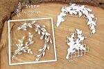 SCN Chipboard-Shapes/Laserstanzteile - Savage by Nature Wreath 3D