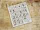 SNI Chipboard-Shapes/Laserstanzteile - Zahlen 1-31