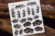 SNI Chipboard-Shapes/Laserstanzteile - Beauty in the Dark Openworks Flower Set