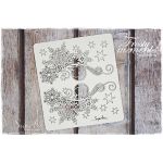 SNI Chipboard-Shapes/Laserstanzteile - Frosty Moments Decors with snowflakes