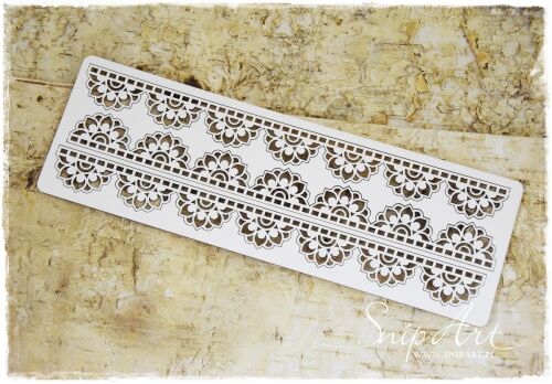 SNI Chipboard-Shapes/Laserstanzteile - Mandala Dreams Bordüre III