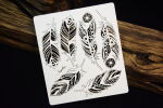 SNI Chipboard-Shapes/Laserstanzteile - Mandala Dreams Openwork feathers