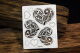 SNI Chipboard-Shapes/Laserstanzteile - Mandala Dreams Hearts/Herzen