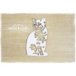 SNI Chipboard-Shapes/Laserstanzteile - Meow Rules Katze