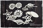 SNI Chipboard-Shapes/Laserstanzteile - Tropical Adventure Muscheln