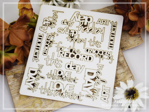 SNI Chipboard-Shapes/Laserstanzteile - For the Record