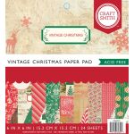 CSM Paper Pad 6"x6" - Vintage Christmas